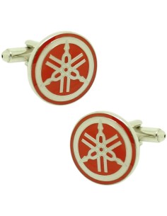 Gemelos para camisa Yamaha emblema rojo