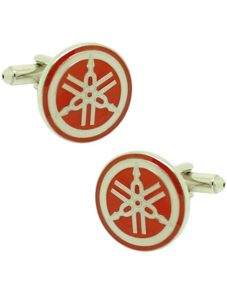 Gemelli per camicia Yamaha emblema rosso