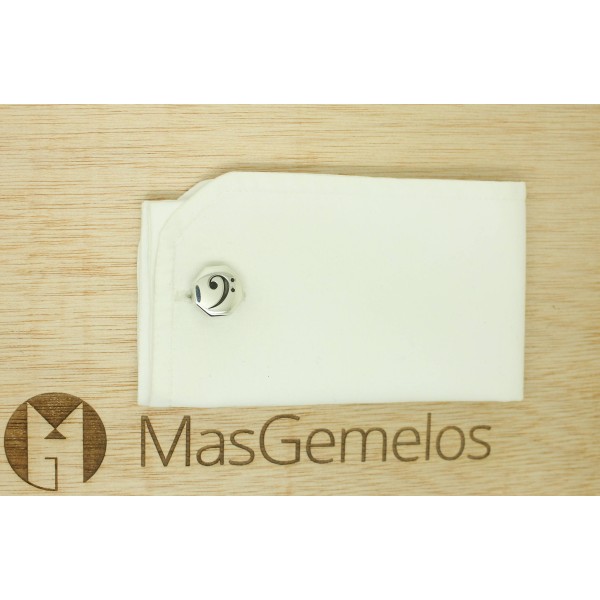 أغطية أزرار القميص المخصصة على شكل مثمن من الفضة الإسترلينية عيار 925