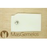 Gemelli da polso camicia personalizzati Chiave di Fa Argento Sterling