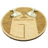 Boutons de manchette pour chemise Bombilla Eco blanche
