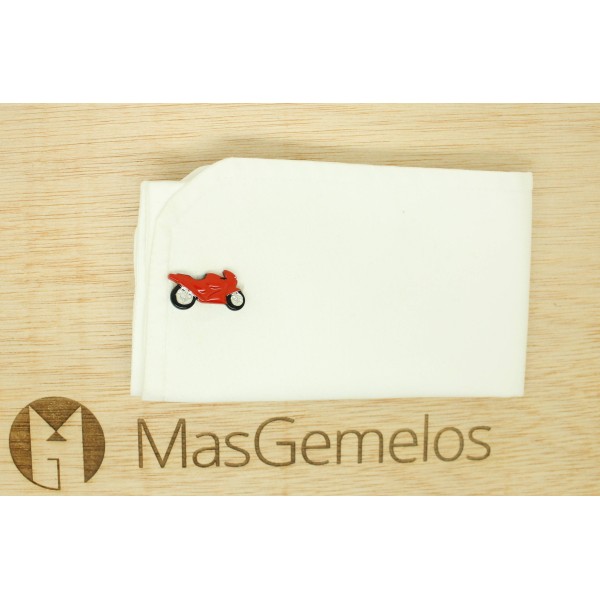 Abotoaduras Moto GP Negra