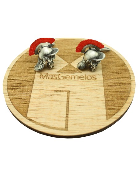 Abotoaduras para camisa Casco Centurión Romano