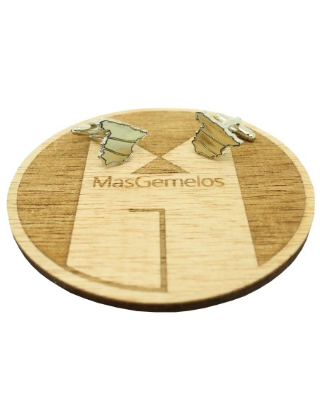 Boutons de manchette carte d'Espagne