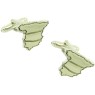 Boutons de manchette carte d'Espagne