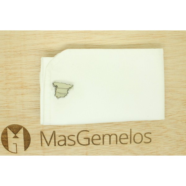 Boutons de manchette carte d'Espagne