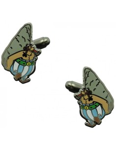 Boutons de manchette pour chemise personnage de bande dessinée Obélix
