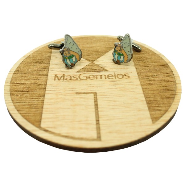 Cufflinks for shirt comic character Obelix