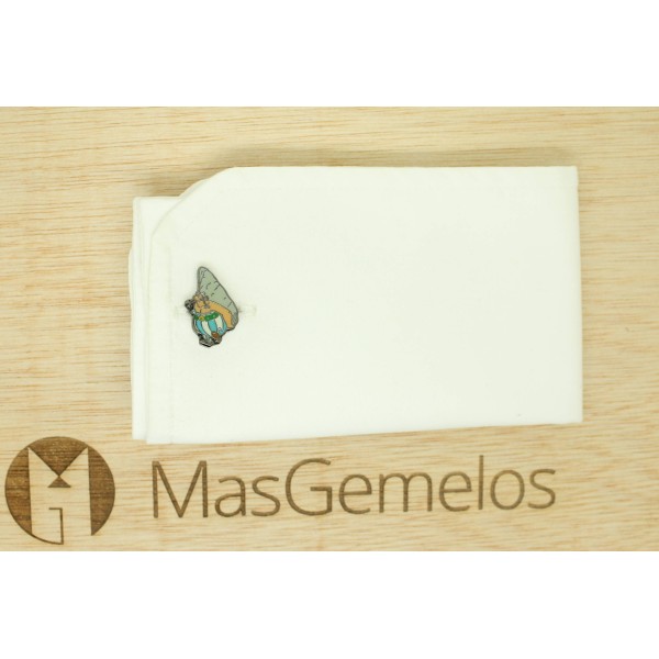 Cufflinks for shirt comic character Obelix
