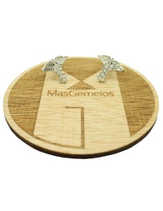 Manschettenknöpfe mit dem Symbol des griechischen Gottes Hermes 2