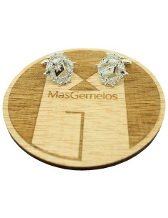 Boutons de manchette Insigne professionnel de Notaire en acier 2