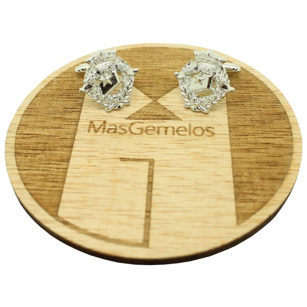 Boutons de manchette Insigne professionnel de Notaire en acier