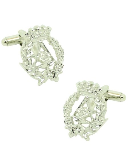 Boutons de manchette Insigne professionnel d'Architecture en acier