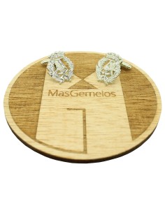 Boutons de manchette Insigne professionnel d'Architecture en acier 2