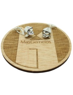 Cufflinks Professional firefighter helmet 925 Sterling Silver PREMIUM 2