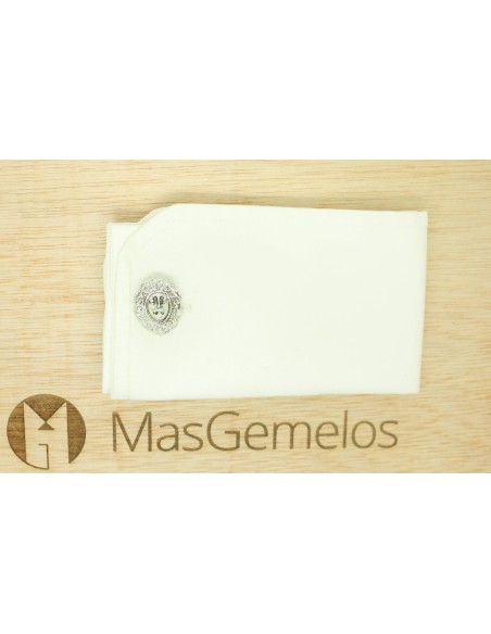 Gemelli per camicia con il volto della Vergine del Rocío