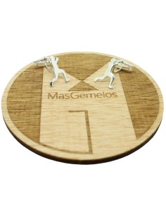 925 sterling silver personalized running cufflinks 2