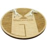 925 sterling silver personalized running cufflinks