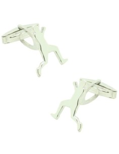 Gemelli da polso in argento 925 personalizzati per corridore