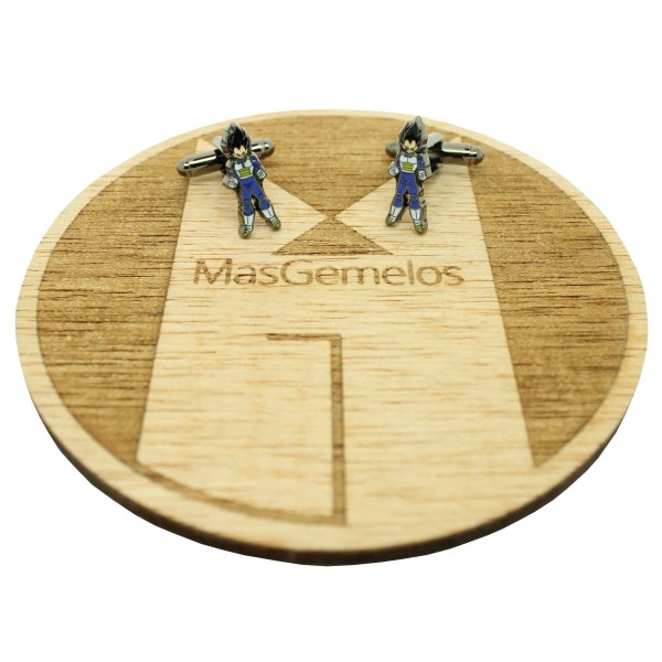 Boutons de manchette pour chemise Vegeta Dragon Ball