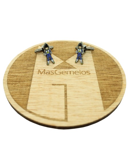 Boutons de manchette pour chemise Vegeta Dragon Ball
