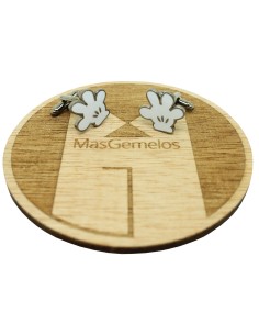 Cufflinks for shirt Mickey Mouse hands 2