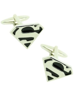 Gemelos para camisa Superman Negro