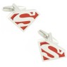 Red Superman Shield Cufflinks