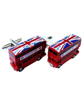 London Bus Cufflinks 