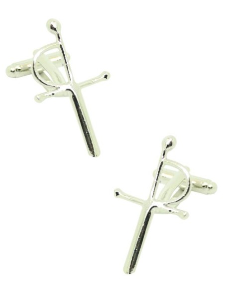 Cufflinks for shirt bullfighter's rapier