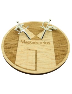 Cufflinks for shirt bullfighter's rapier 2