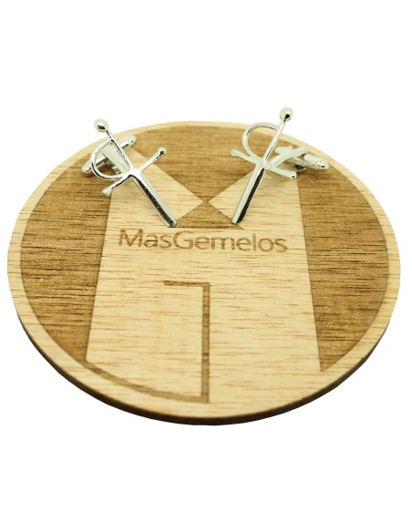 Cufflinks for shirt bullfighter's rapier