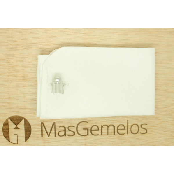 Boutons de manchette pour chemise "costal" en acier de porteur