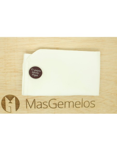 Boutons de manchette pour chemise de mariage - Je serai toujours ta pe