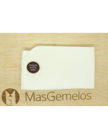 Boutons de manchette pour chemise de mariage - Je serai toujours ta pe