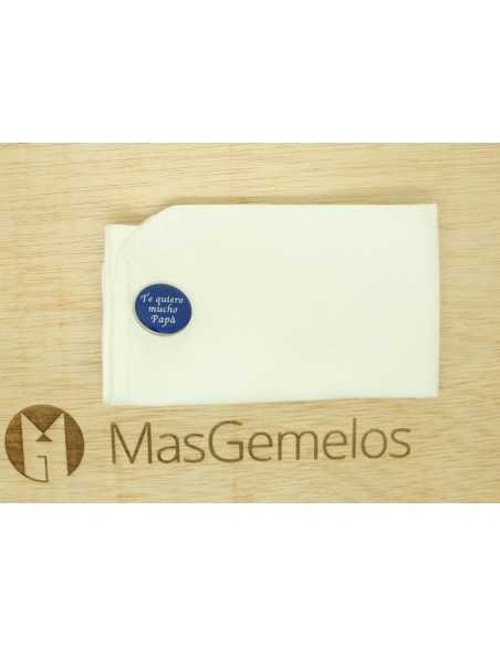 Boutons de manchette pour chemise de mariage "Je serai toujours ta pet