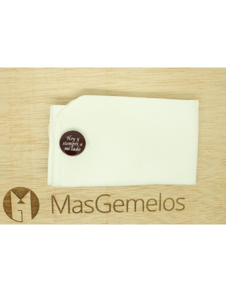 Gemelli da polso da matrimonio - Oggi e sempre al mio fianco e ti vogl