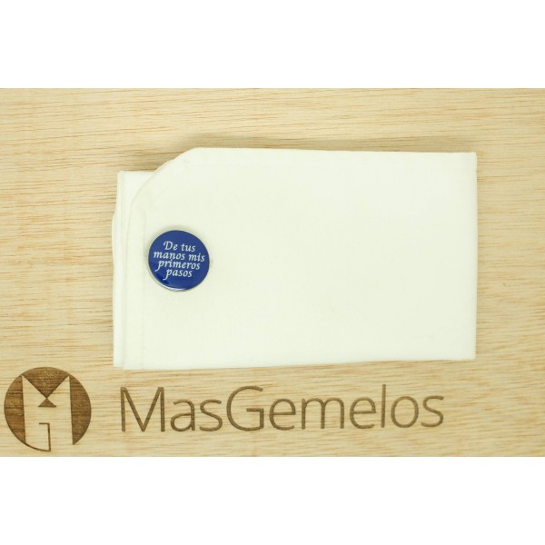 Gemelli per camicia da matrimonio - Dalle tue mani i miei primi passi,