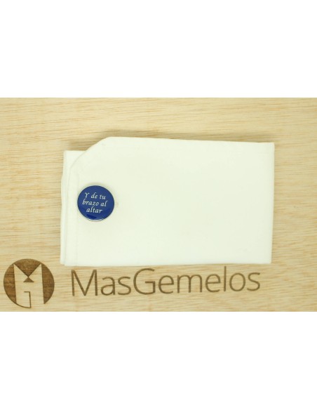 Gemelli per camicia da matrimonio - Dalle tue mani i miei primi passi,