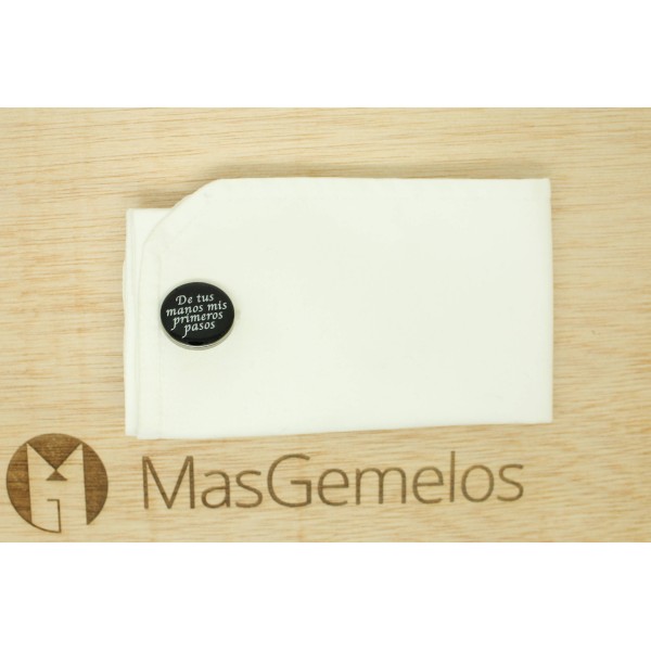 Gemelli da polso matrimonio: Dalle tue mani i miei primi passi. E dal