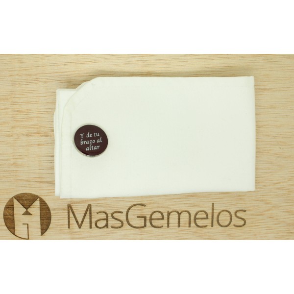 Boutons de manchette pour chemise de mariage - De tes mains, mes premi