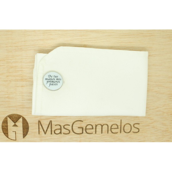 Boutons de manchette pour chemise avec une phrase de mariage : De tes