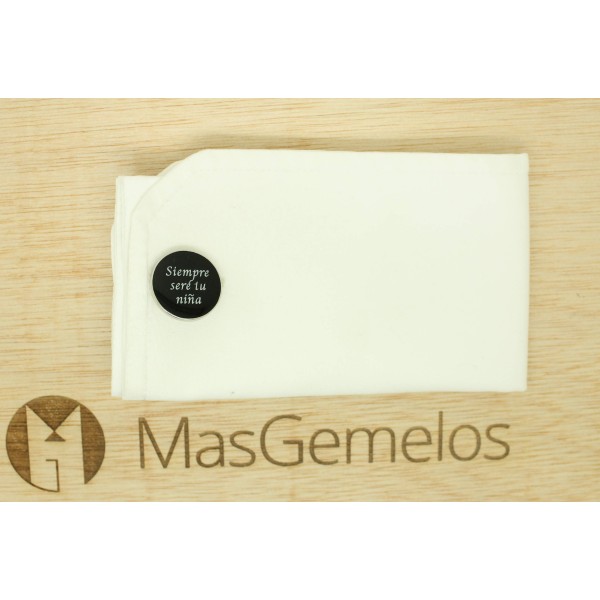 Gemelli per camicia matrimonio: Oggi e sempre al mio fianco & Sarò sem