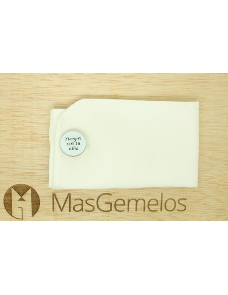 Wedding cufflinks for a shirt: Today and always by my side & I will al