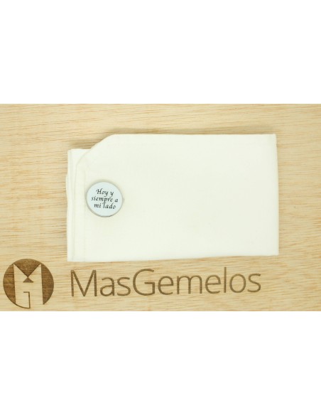 Manschettenknöpfe für die Hochzeit: Heute und immer an meiner Seite &