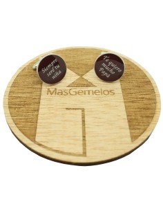 Cufflinks for wedding shirt - I will always be your little girl and I 2