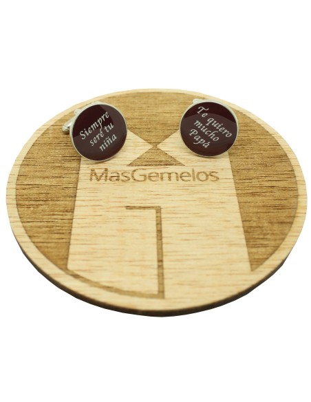 Cufflinks for wedding shirt - I will always be your little girl and I