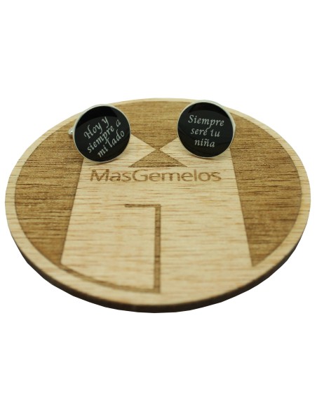 Boutons de manchette pour mariage : Aujourd'hui et toujours à mes côté