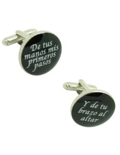 Wedding cufflinks for a shirt: From your hands, my first steps. And fr