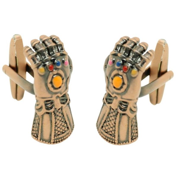 Gemelos para camisa guante Thanos Infinity War - bronce